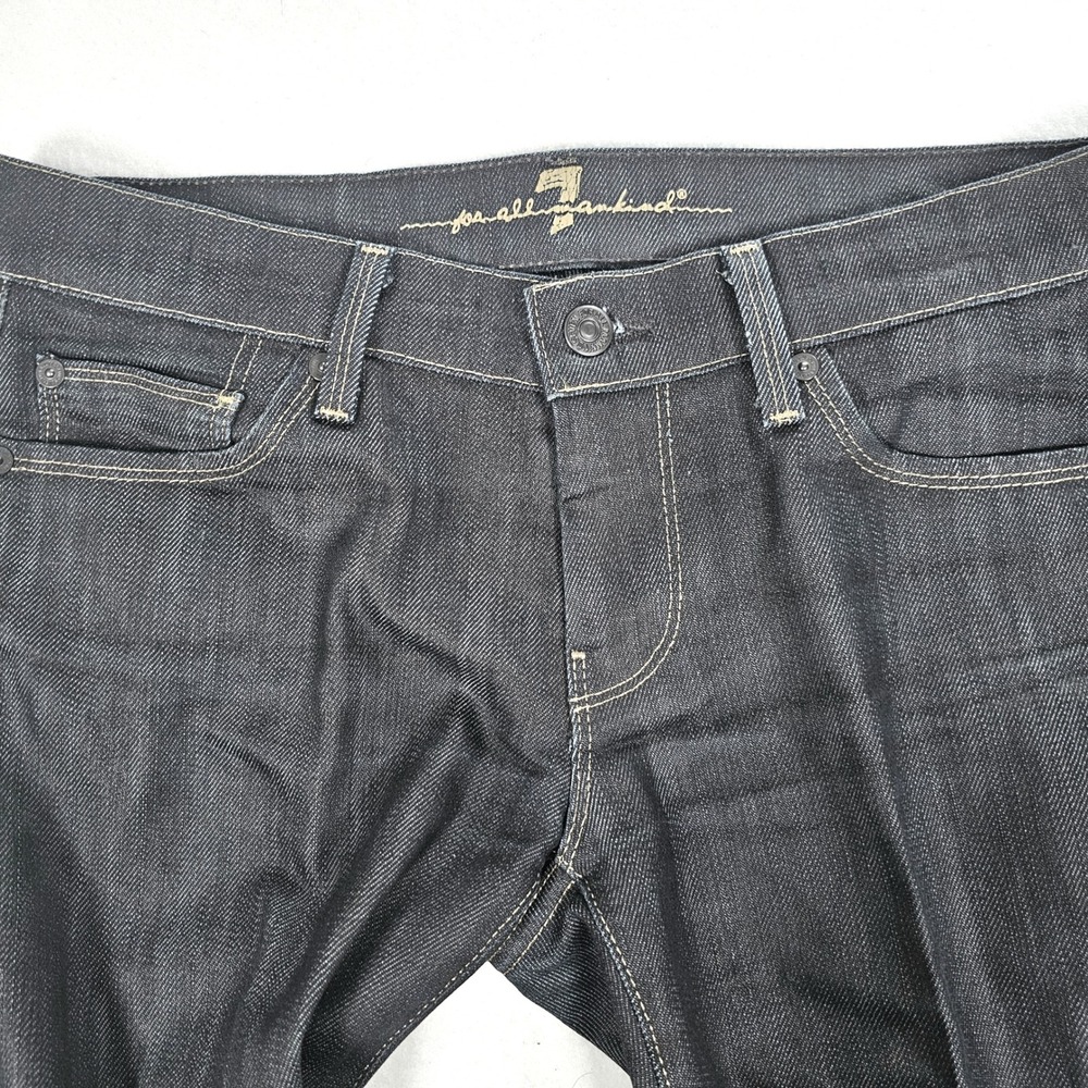 IT Collective Grace High Rise Straight Leg Corset Denim Jeans‎ Dark Indigo NWT